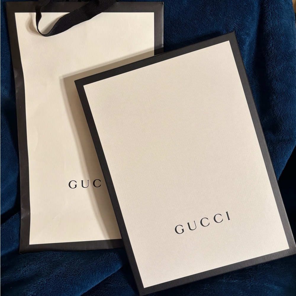 Gucci Ophidia Floral Gg Pouch In Brown Canvas And Leather - Picture 12 of 12